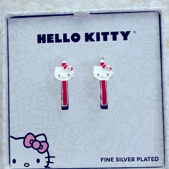 Hello Kitty Silver Plated earrings - Picture 3 of 10